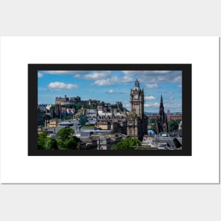 Edinburgh Skyline #1 Posters and Art